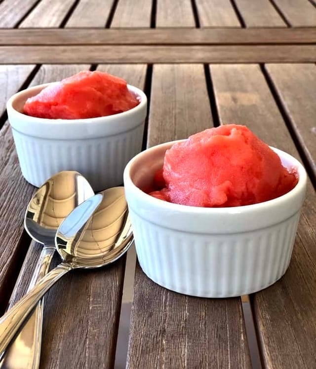 Seasonal Sorbets.