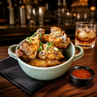 Bone-in Baked Seasoned Wings